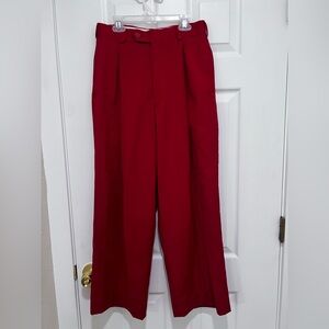 Stacy Adams Crimson Red Dress Pants